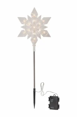 Star Trading Udendørdekoration Flocke højde 48 cm Transparent Sale
