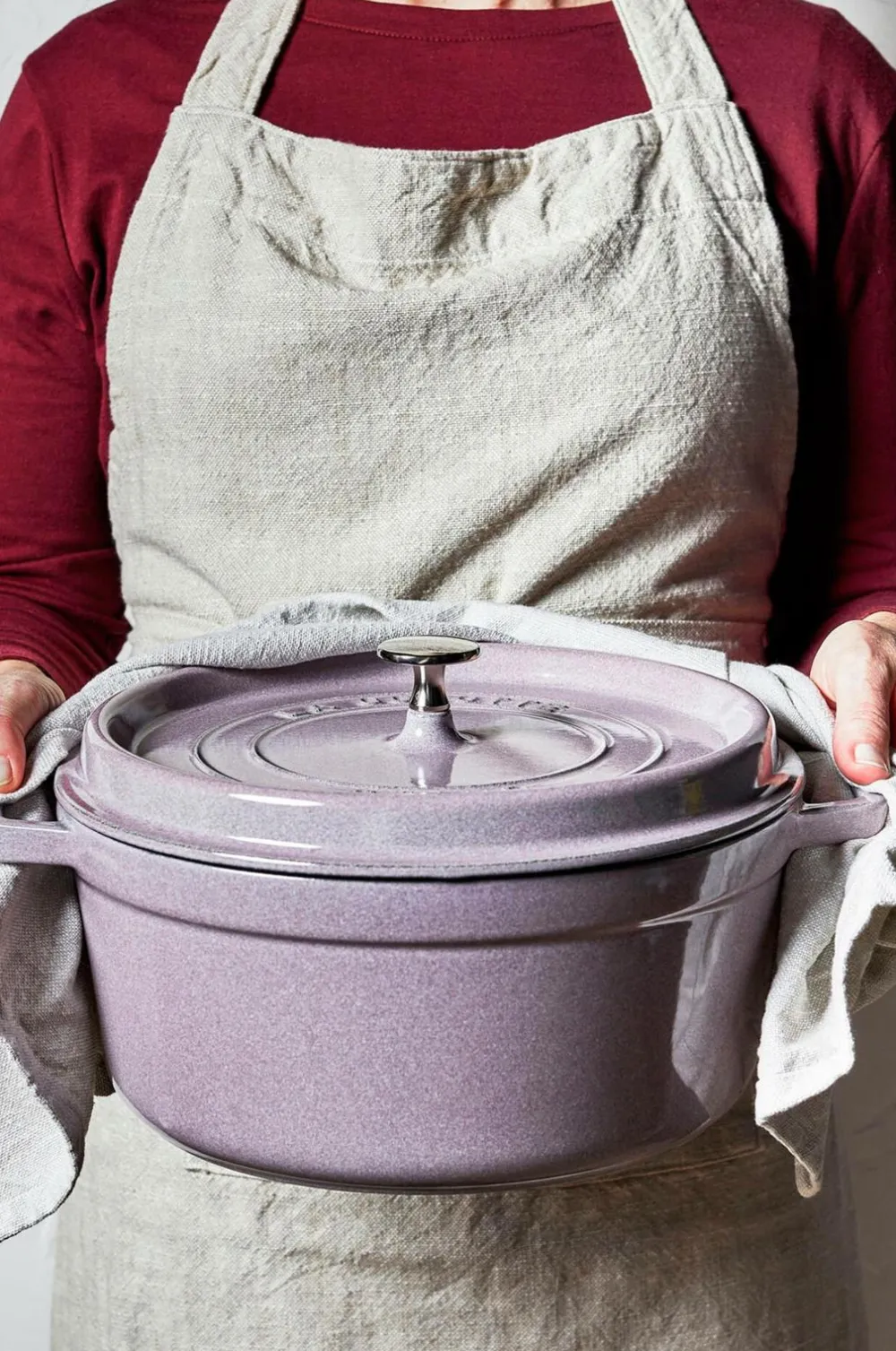 Staub Gjutjärnsgryta 26 cm Kirsebærblomst Pink Sale