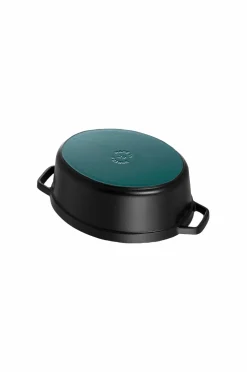 Staub Gryde La Cocotte oval 29 cm, 4,2 l Black Discount