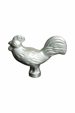 Staub Pander & Gryder>Knop i metal Hane Nikkelpletteret messing