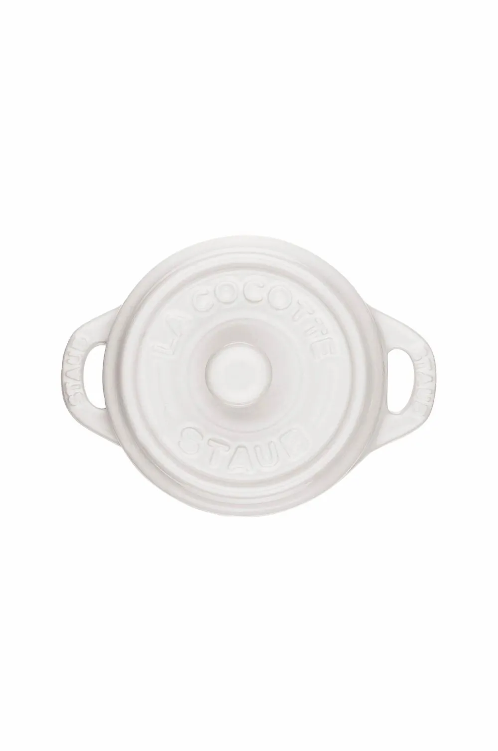Staub Minigryde rund 10 cm, 0,2 l Ivory White Best