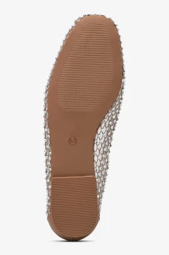Steve Madden Ballerinasko Auden Ballerinas Tan Mesh Clearance