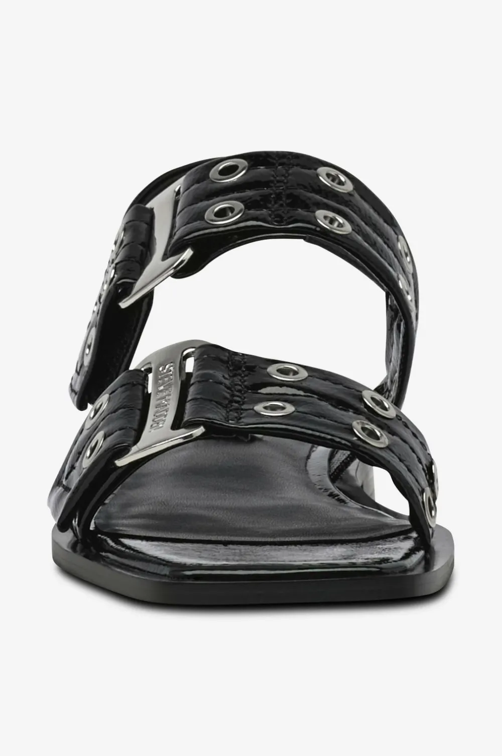 Steve Madden Sandaler & Sandaler Med Hæl>Sandaler Saria-E Flat Sandals Black patent