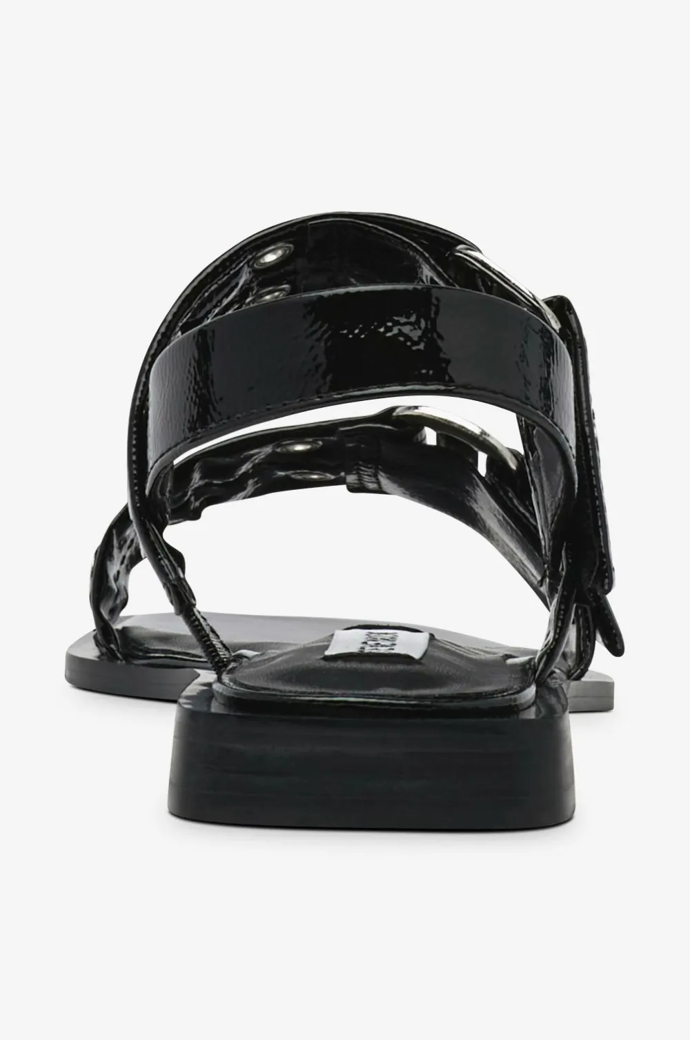 Steve Madden Sandaler & Sandaler Med Hæl>Sandaler Saria-E Flat Sandals Black patent