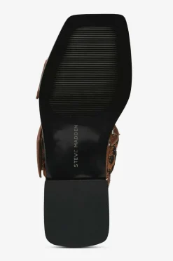 Steve Madden Sandaler Saria-le Flat Sandals Leopard New