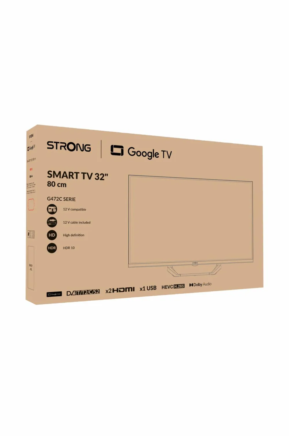 Strong Smart-tv 32 230/12volt Google TV Srt32hg4723c No color