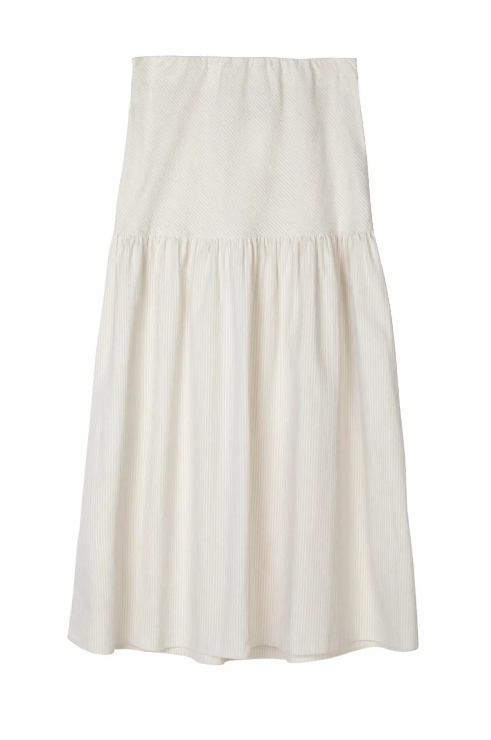 Stylein Maxi nederdel Mirella Skirt Beige stripe Outlet