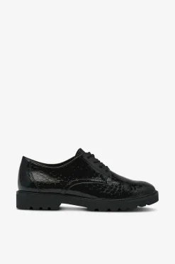 Tamaris Loafer Women Lace-up Blk Patent Str Online