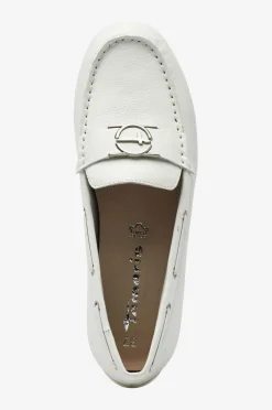 Tamaris Loafers>Loafers White leather