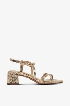 Tamaris Sandaler med hæl Lt Gold Struct Discount