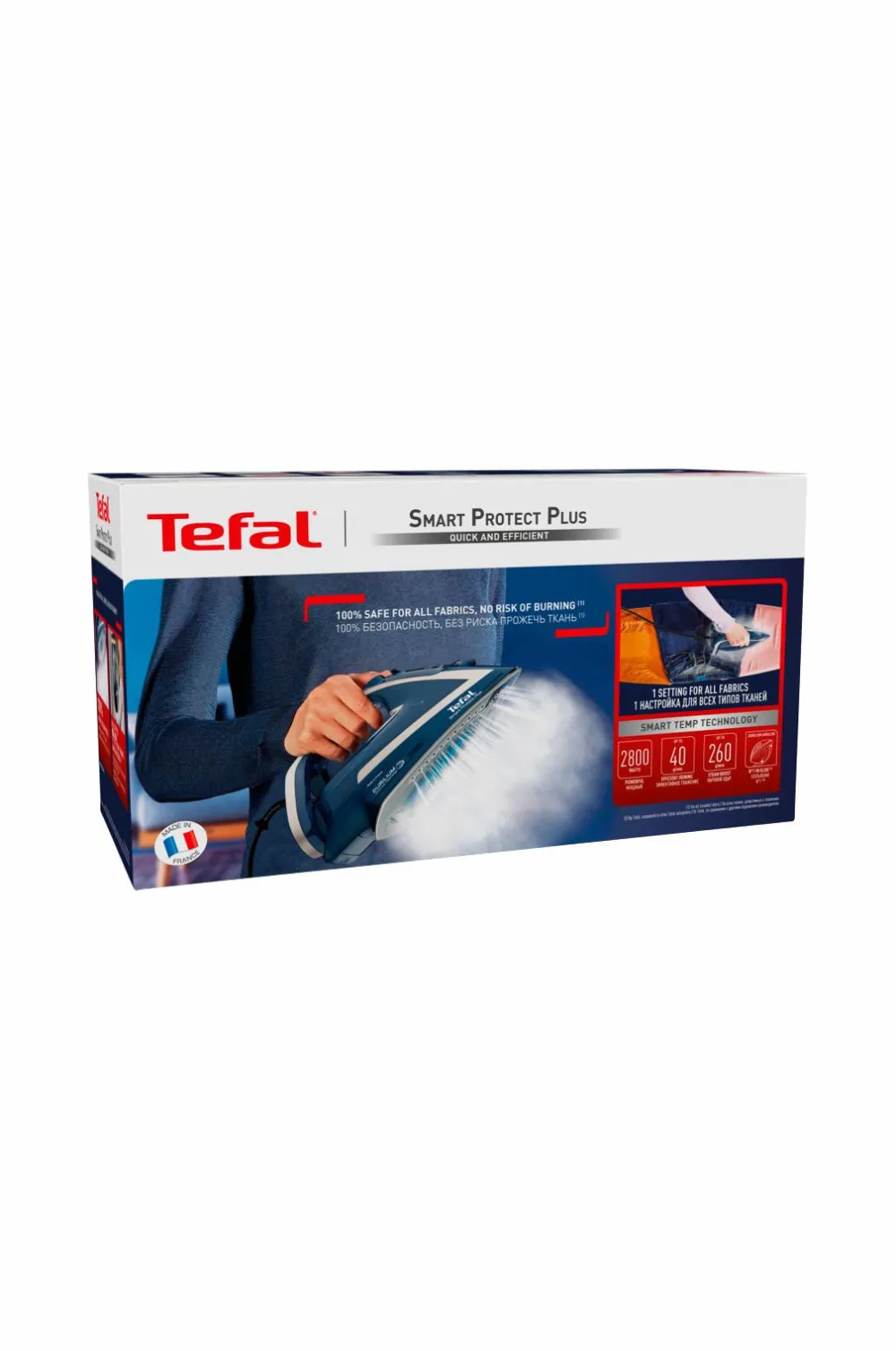 Tefal Husholdningselektronik>Dampstrygejern Smart Protect Plus FV6872E0