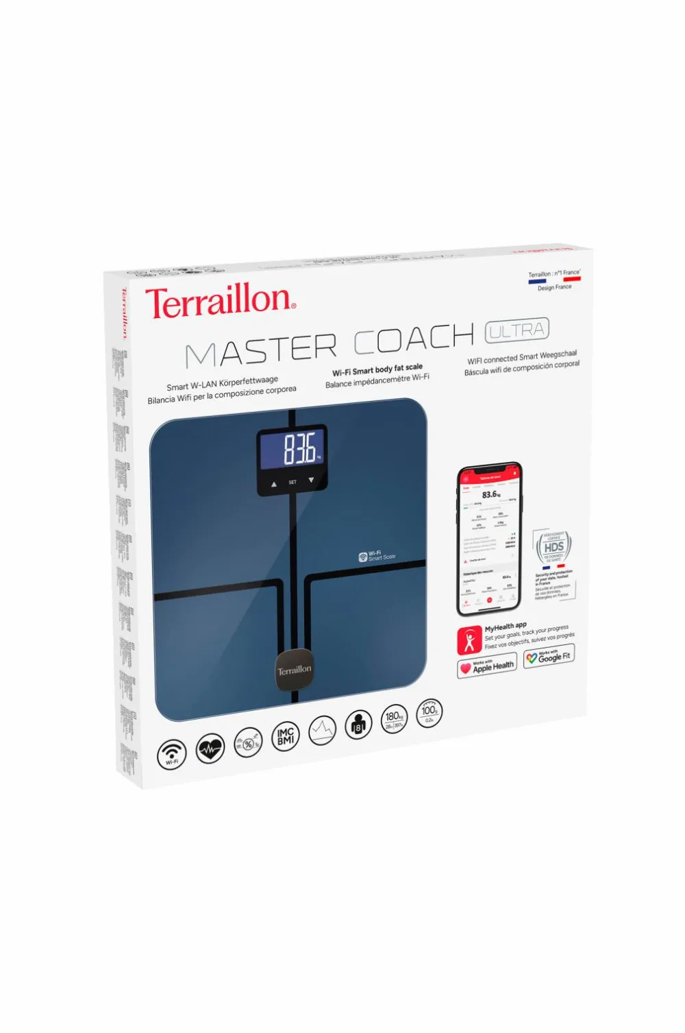 Terraillon Personlig Pleje>Personlig skala Master Coach Ultra Wifi & Bmi No color
