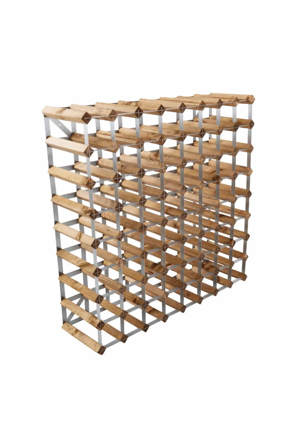The Swedish Wine Rack Factory Småopbevaring>Vinreol 72 flasker Brun