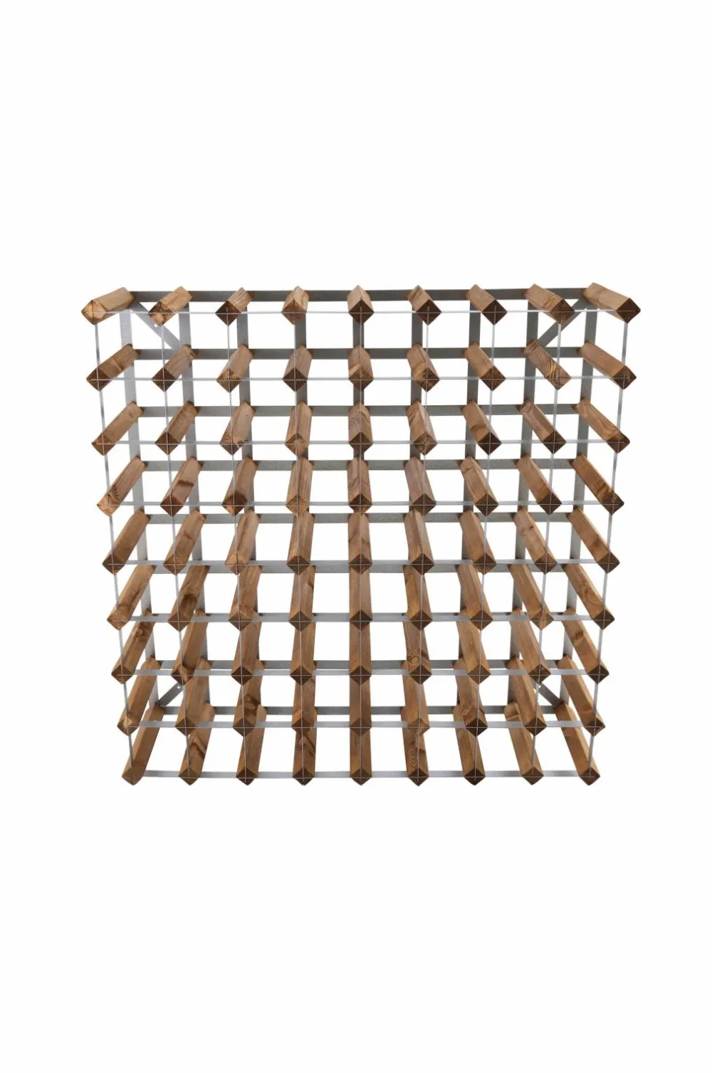The Swedish Wine Rack Factory Småopbevaring>Vinreol 72 flasker Brun