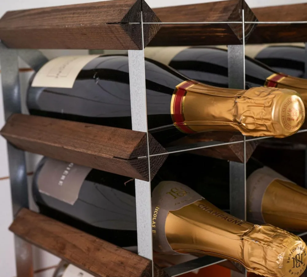 The Swedish Wine Rack Factory Vinreol 90 flasker Brun Best