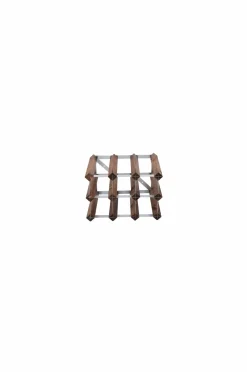 The Swedish Wine Rack Factory Vinreol 9 flasker samlet Brun New