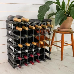The Swedish Wine Rack Factory Vinreol 42 flasker Sort Best