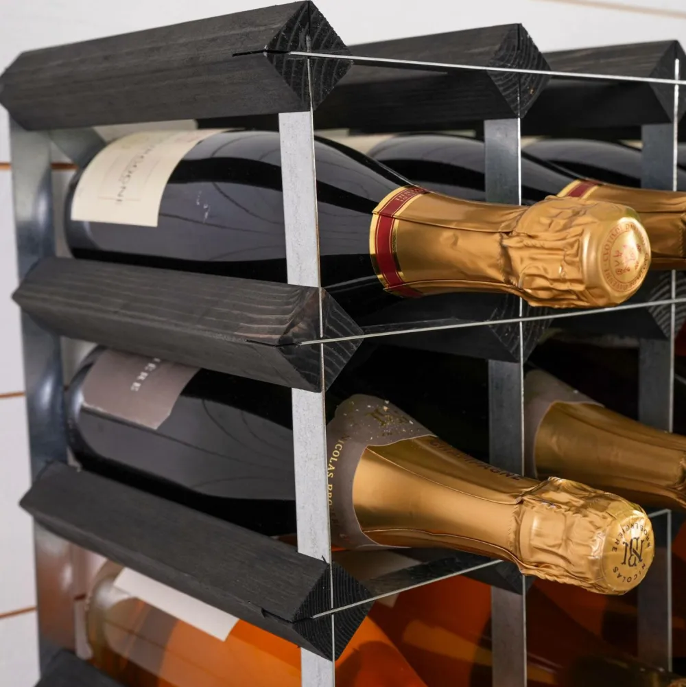 The Swedish Wine Rack Factory Vinreol 30 flasker Sort Hot