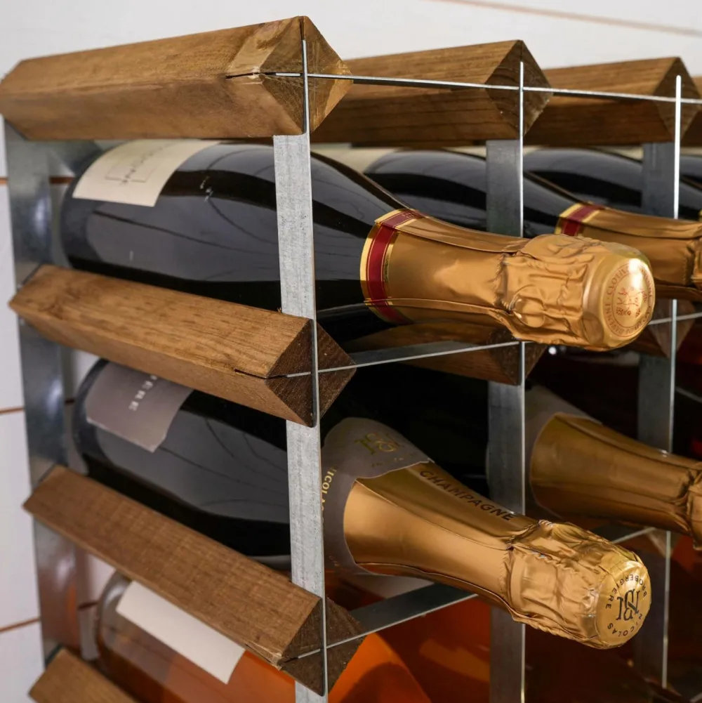 The Swedish Wine Rack Factory Småopbevaring>Vinreol 12 flasker samlet Brun