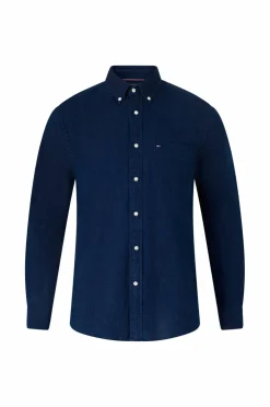 Tommy Hilfiger Flonnelskjorte Flannel Indigo Shirt Dark blue indigo Outlet