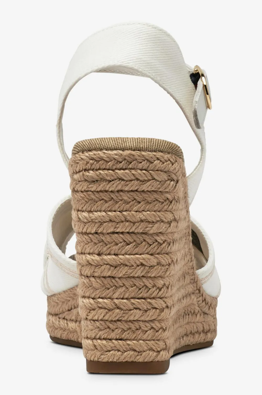 Tommy Hilfiger Højhælede Sko|Sandaler & Sandaler Med Hæl>Sandaler med hæl Espad High Wedge Ecru