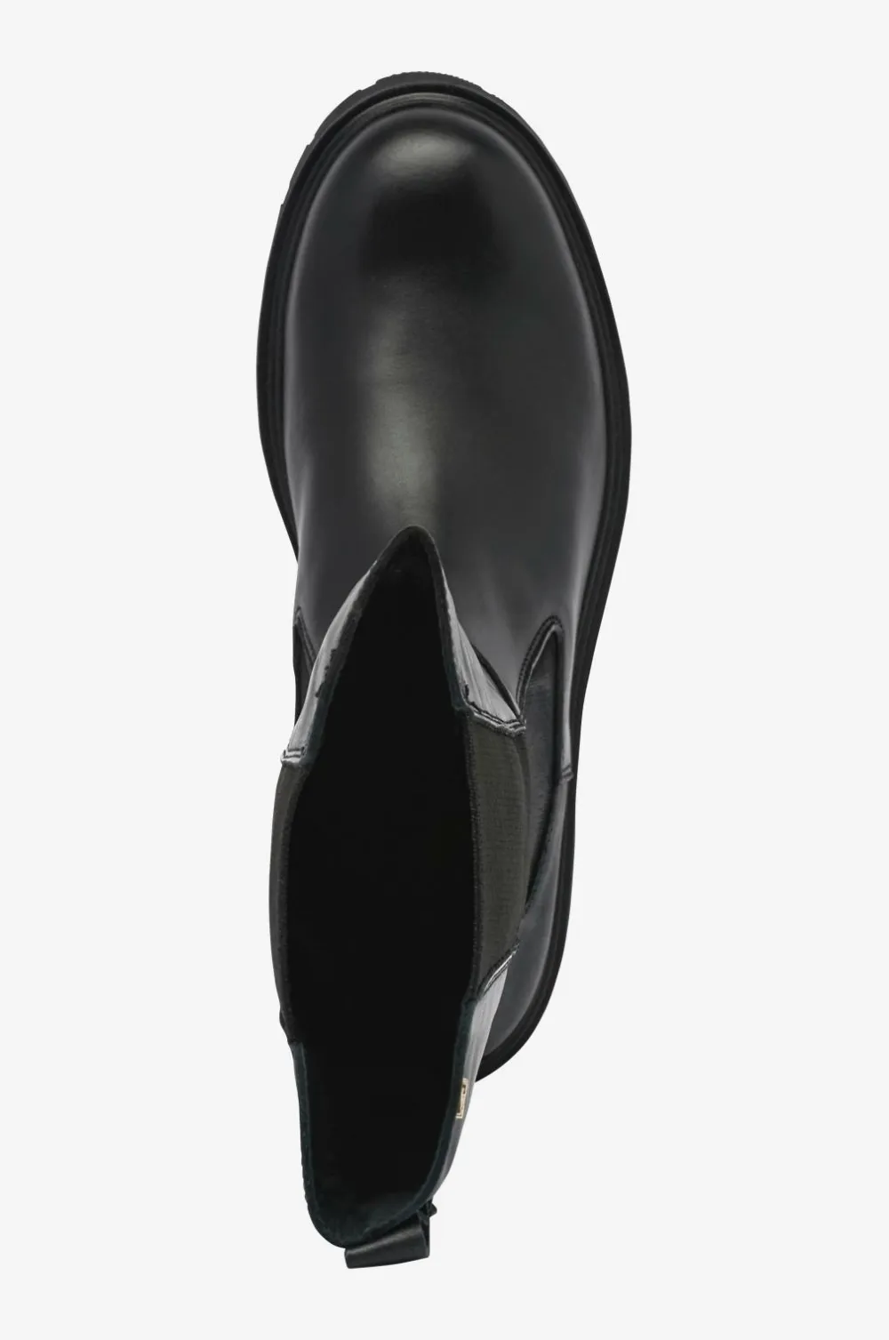 Tommy Hilfiger Støvler TH Lthr Cleated Long Boot Black Clearance