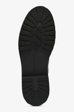 Tommy Hilfiger Støvler TH Lthr Cleated Long Boot Black Clearance