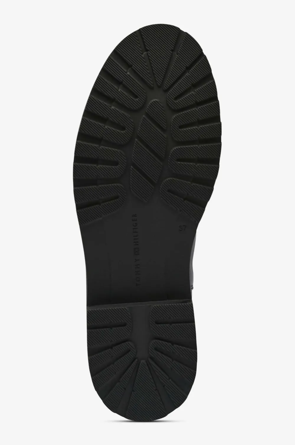 Tommy Hilfiger Støvler TH Lthr Cleated Long Boot Black Clearance