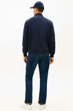 Tommy Hilfiger Sweatshirt Hilfiger Arch Stand Collar Zip Desert sky