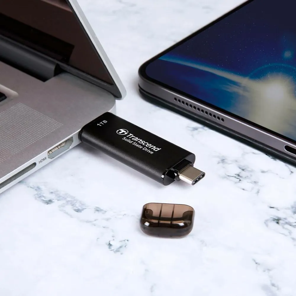Transcend SSD Portable ESD310C - 512 GB No color Clearance