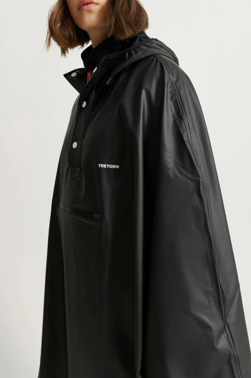 Tretorn Regnponcho PU Light Jet black New