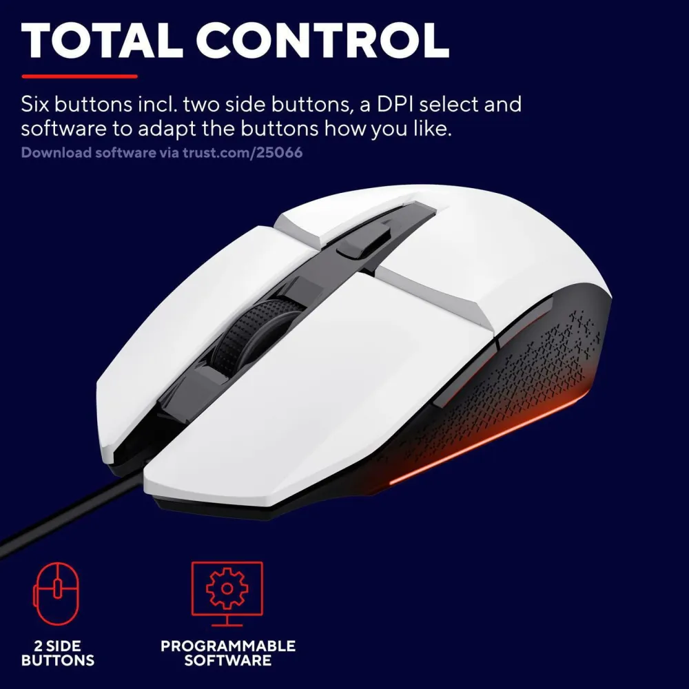 Trust Computermus GXT 109W Felox Illuminated Gaming Mouse No color Sale