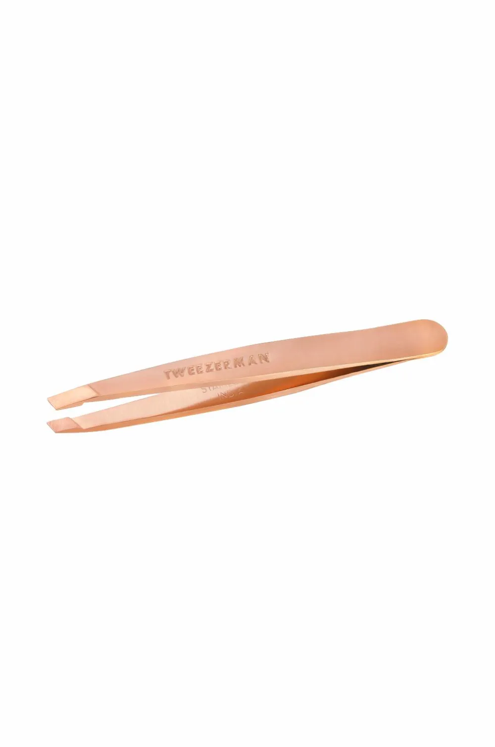Tweezerman Makeup-Tilbehør>Mini Slant Tweezer Rose Gold