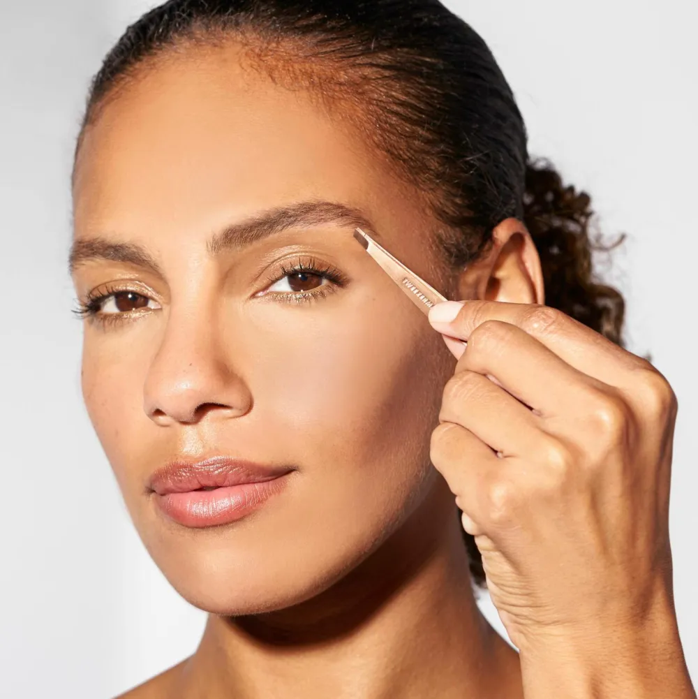 Tweezerman Makeup-Tilbehør>Mini Slant Tweezer Rose Gold