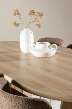 Venture Home Bootcut-spisebord med Modesto-spisebordsstol Brun Outlet
