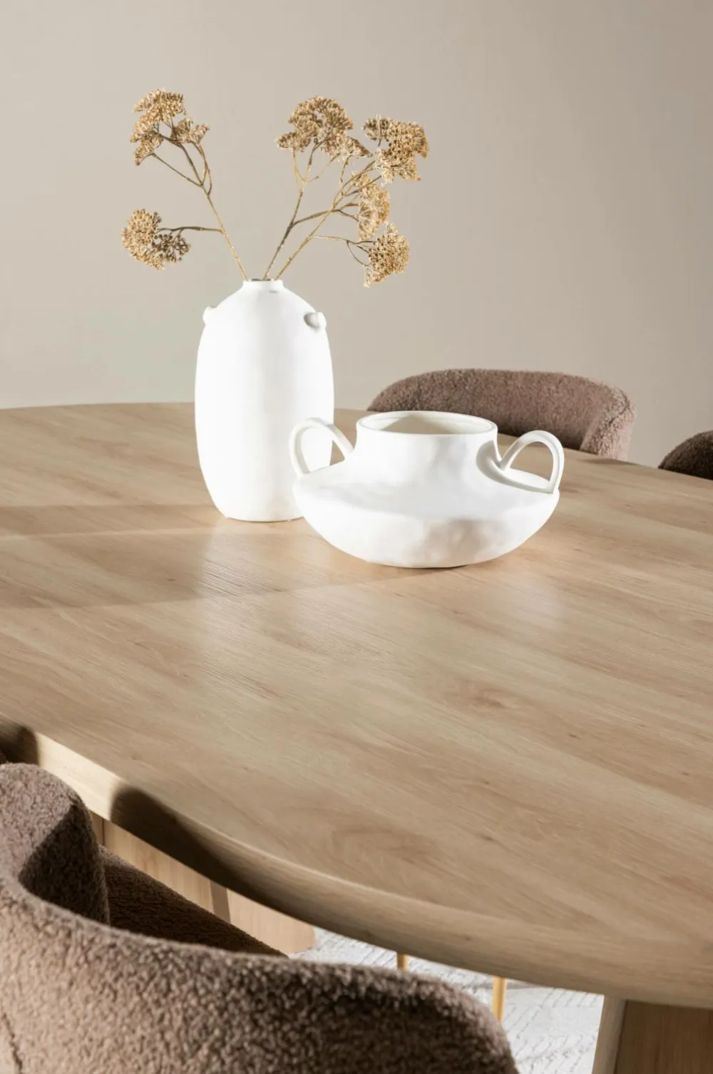 Venture Home Bootcut-spisebord med Modesto-spisebordsstol Brun Outlet