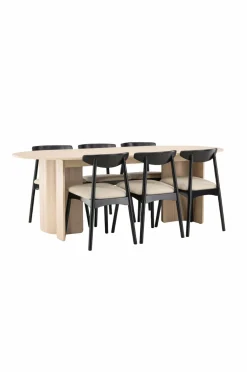 Venture Home Bord Tyresö med stol Ven Sort Hot
