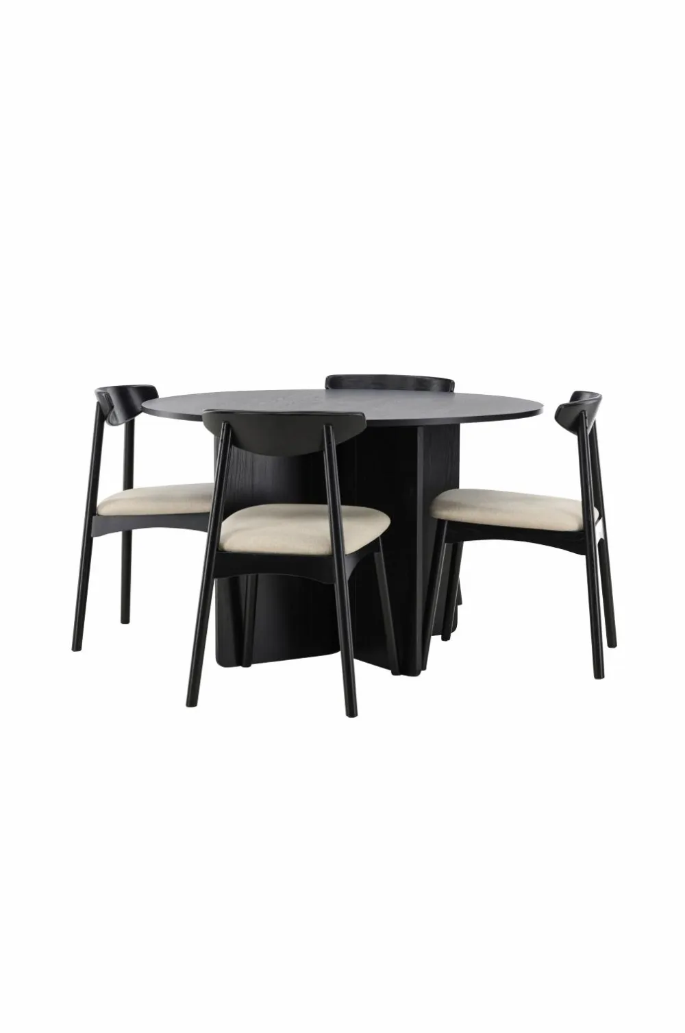Venture Home Bord Tyresö med stol Ven Sort Clearance