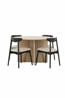 Venture Home Bord Tyresö med stol Ven Sort Hot