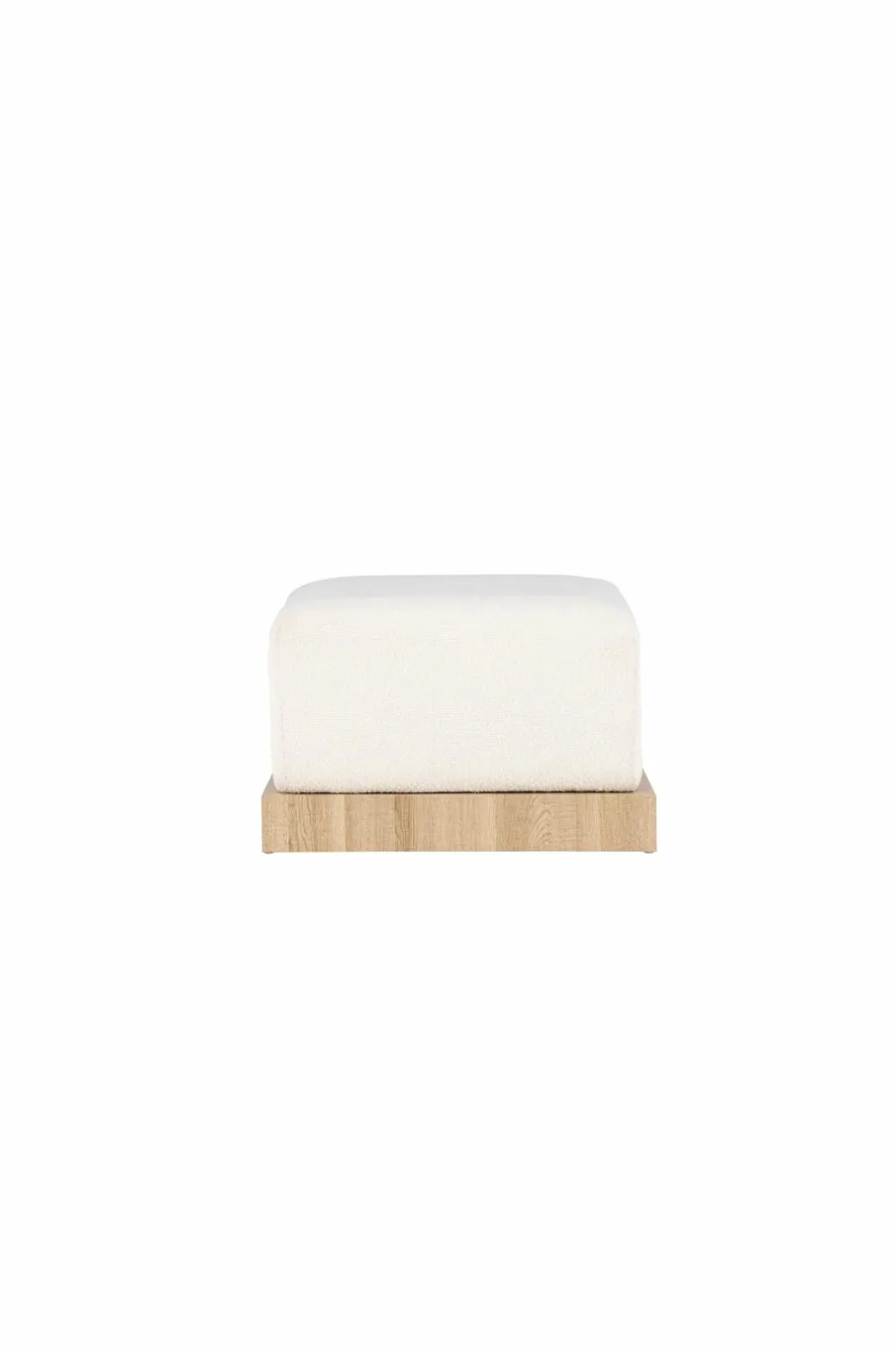 Venture Home Puffer & Fodskamler>Ottoman Ivy Hvid