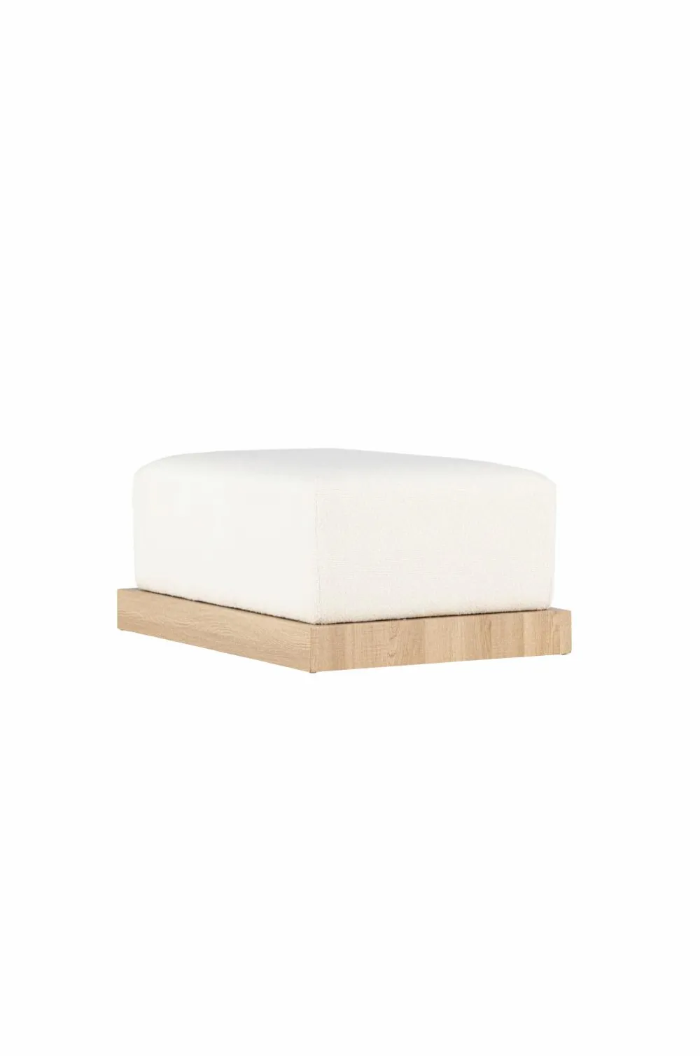 Venture Home Puffer & Fodskamler>Ottoman Ivy Hvid