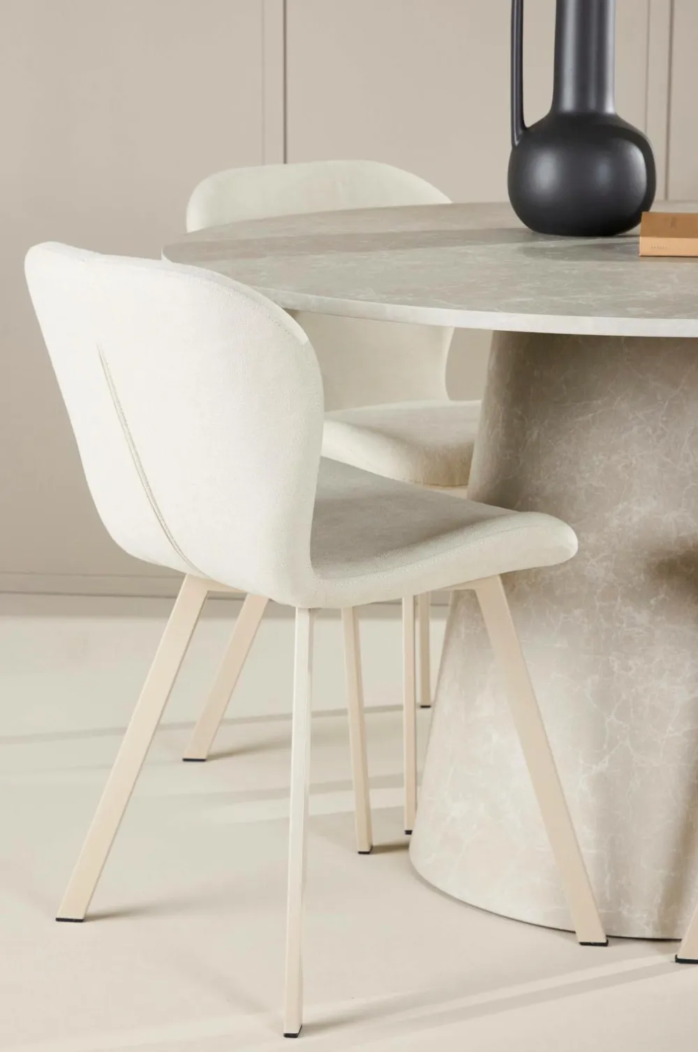 Venture Home Spisebord Lanzo med Lilja-stol Beige Outlet