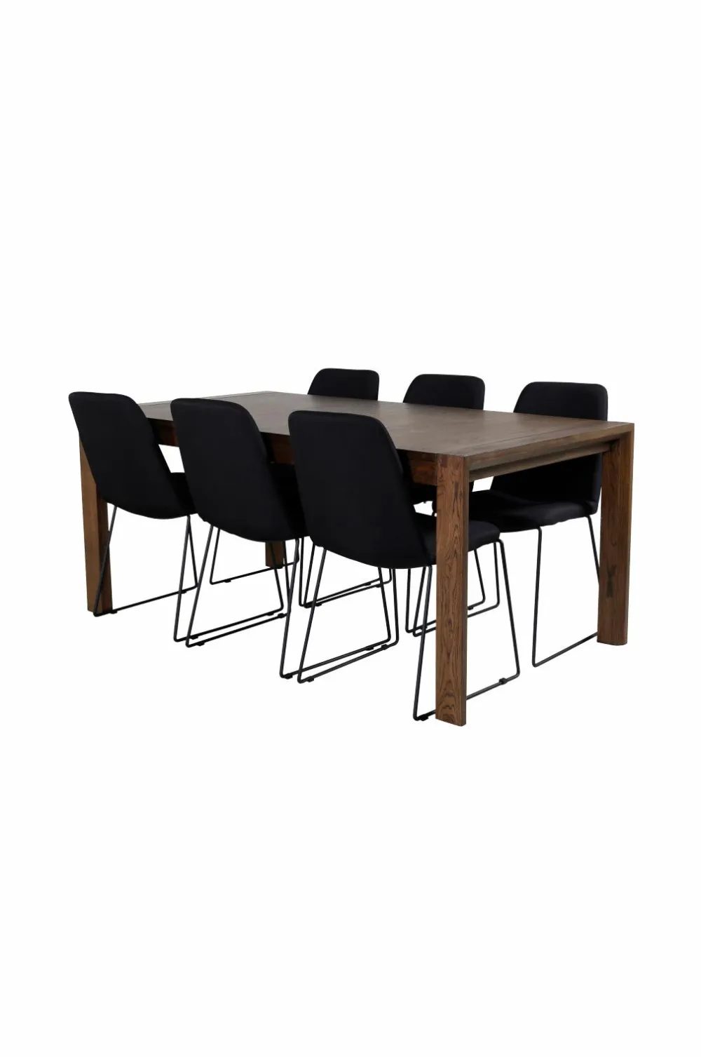 Venture Home Spisegrupper>Spisebord Slider med Muce-stol Sort