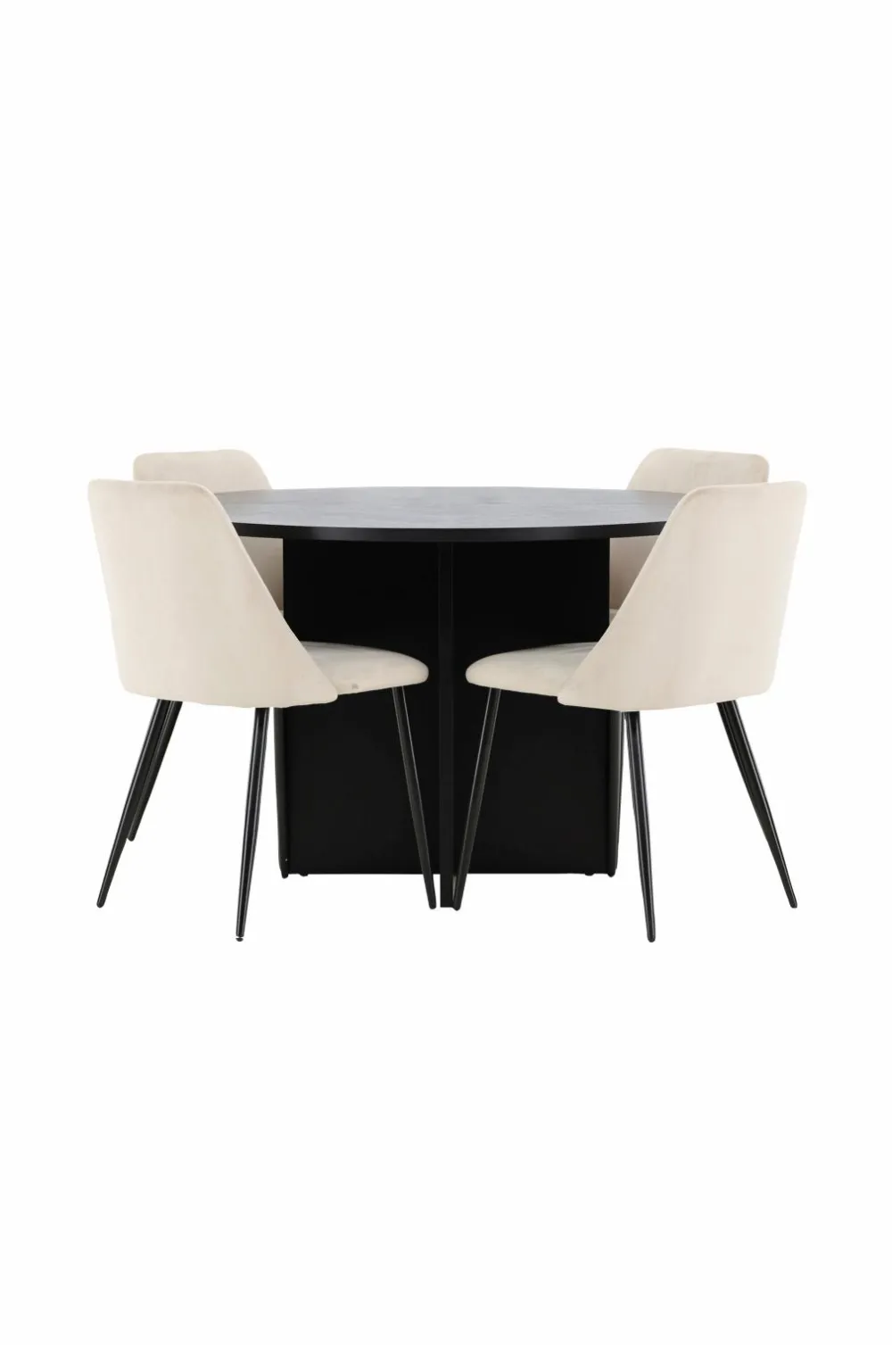 Venture Home Spisebord Strada med stol Night Beige Outlet