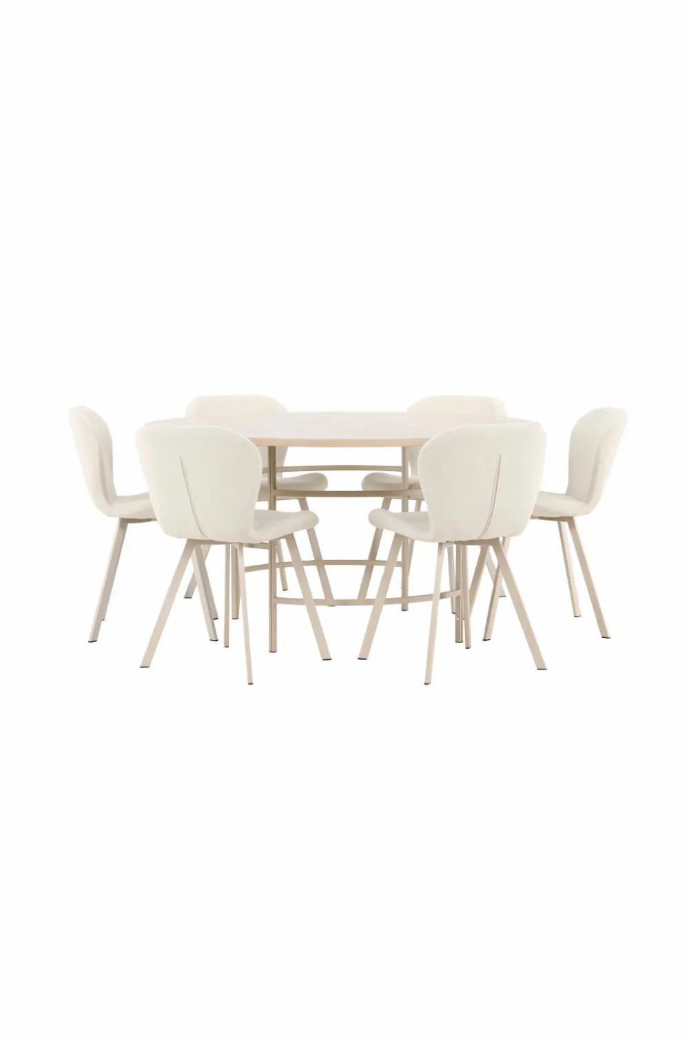 Venture Home Spisebord Copenhagen med Lilja-stol Beige Online