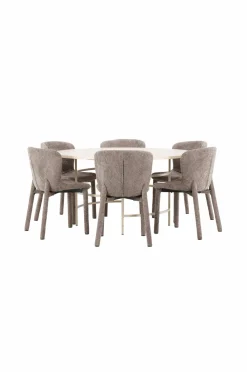 Venture Home Spisegrupper>Spisebord Copenhagen med Astoria-stol Brun