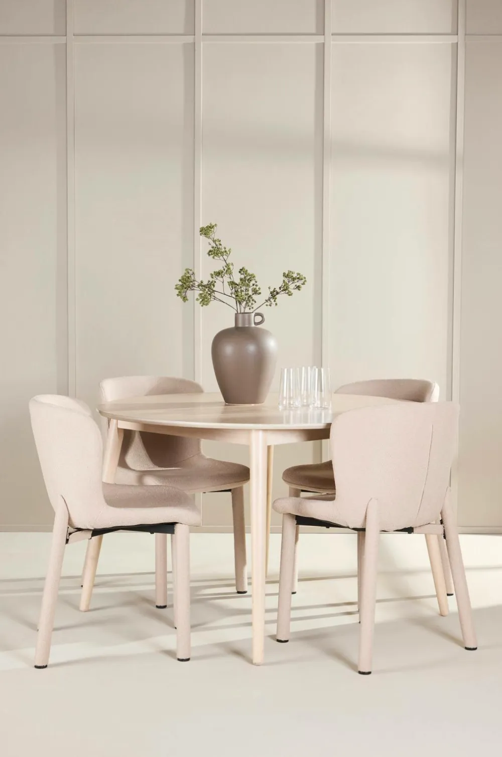 Venture Home Spisebord Flora med Astoria-stol Beige Sale