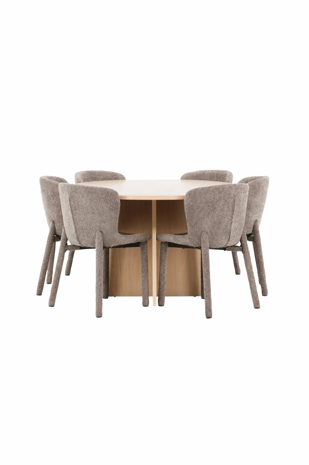 Venture Home Spisebord Strada med Astoria-stol Brun Sale
