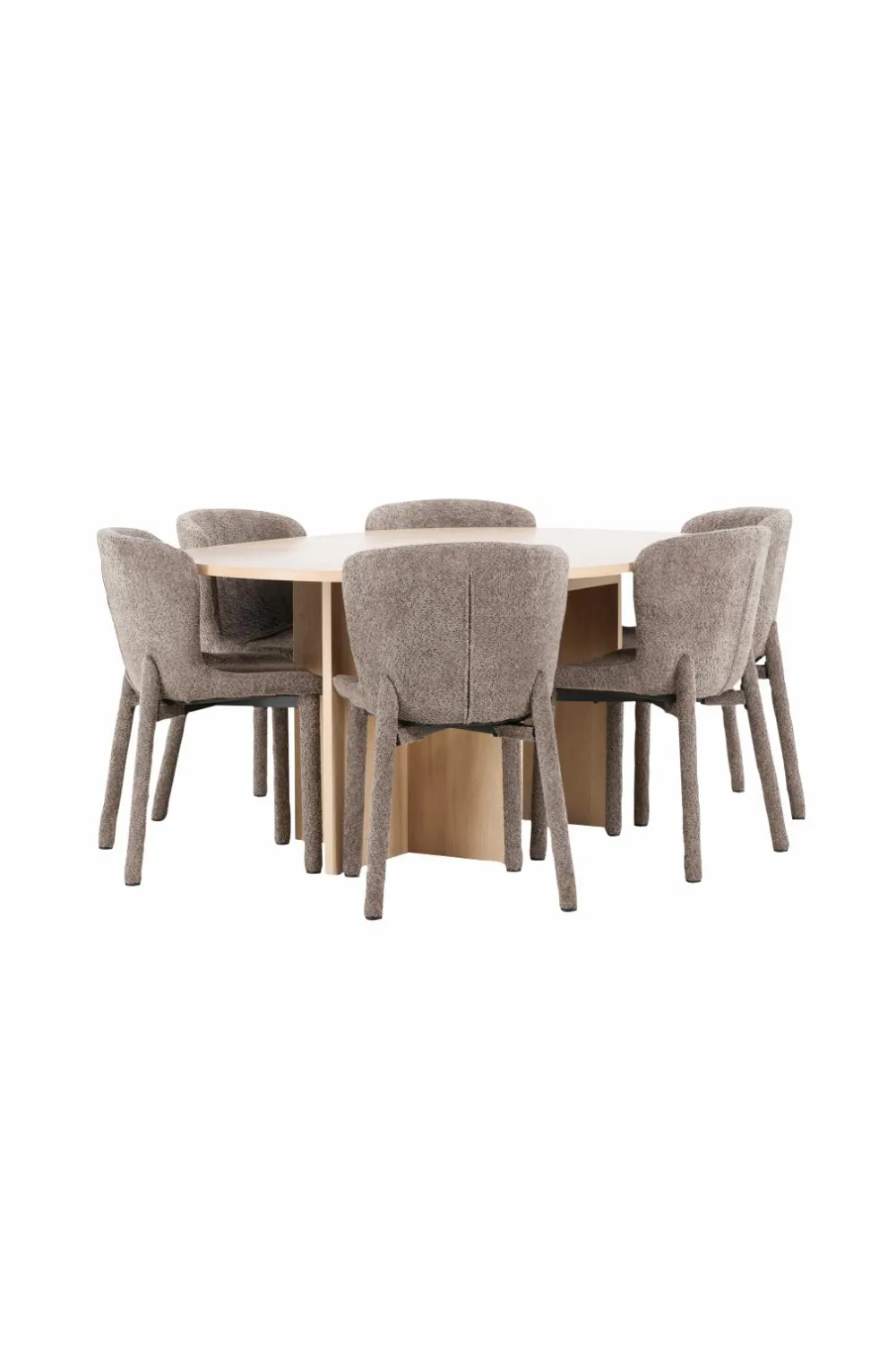 Venture Home Spisebord Strada med Astoria-stol Brun Sale