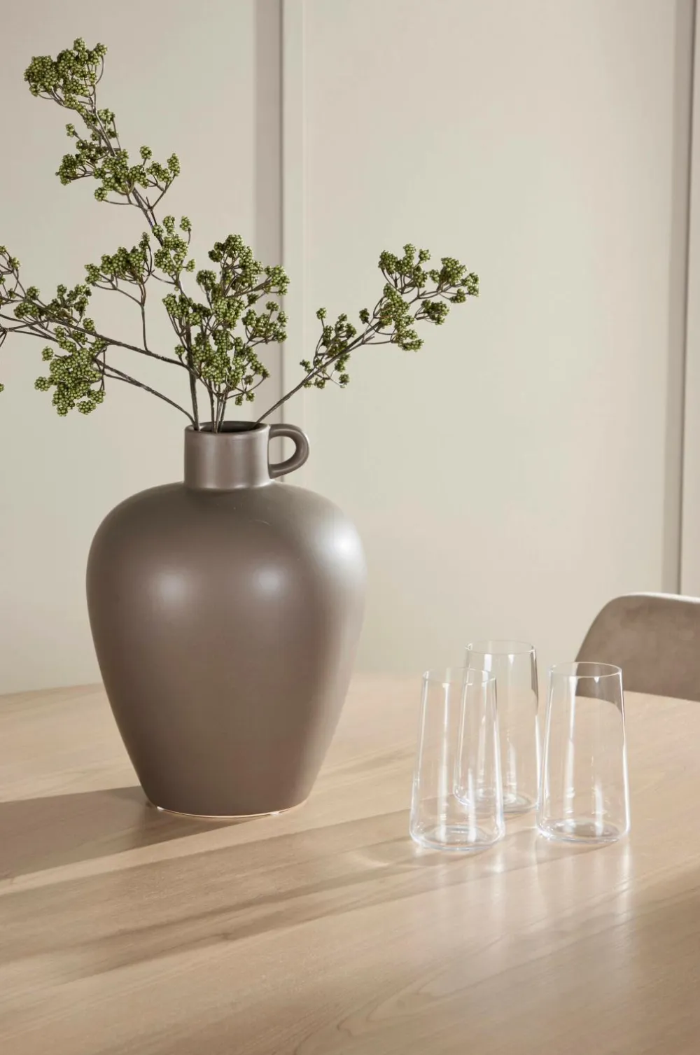 Venture Home Spisebord Flora med stol Night Beige Sale